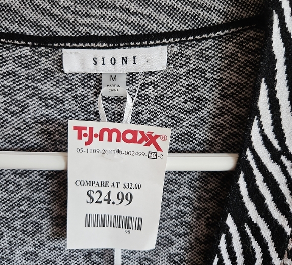 Animal Leopard Zebra Print Open Cardigan NWT - Picture 2 of 4